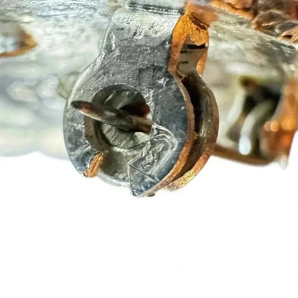 Vintage Eilat Stone in .935 Argentium Silver Brooch Pendant - Picture 11 of 13